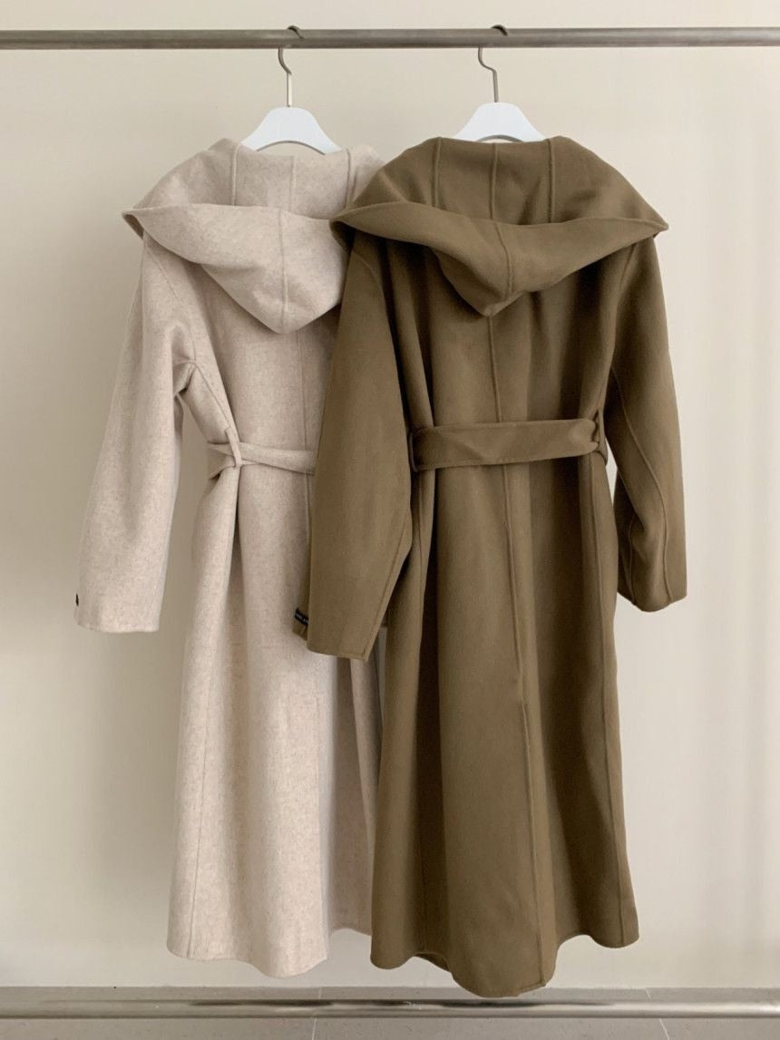 Korean Turndown Collar Long Sleeve Loose Over Coat