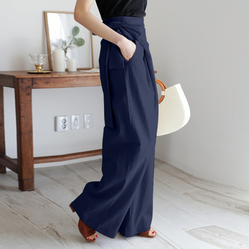 Bali Babe Wrap Linen Pants