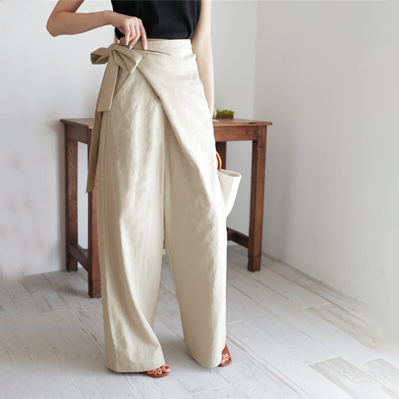 Bali Babe Wrap Linen Pants