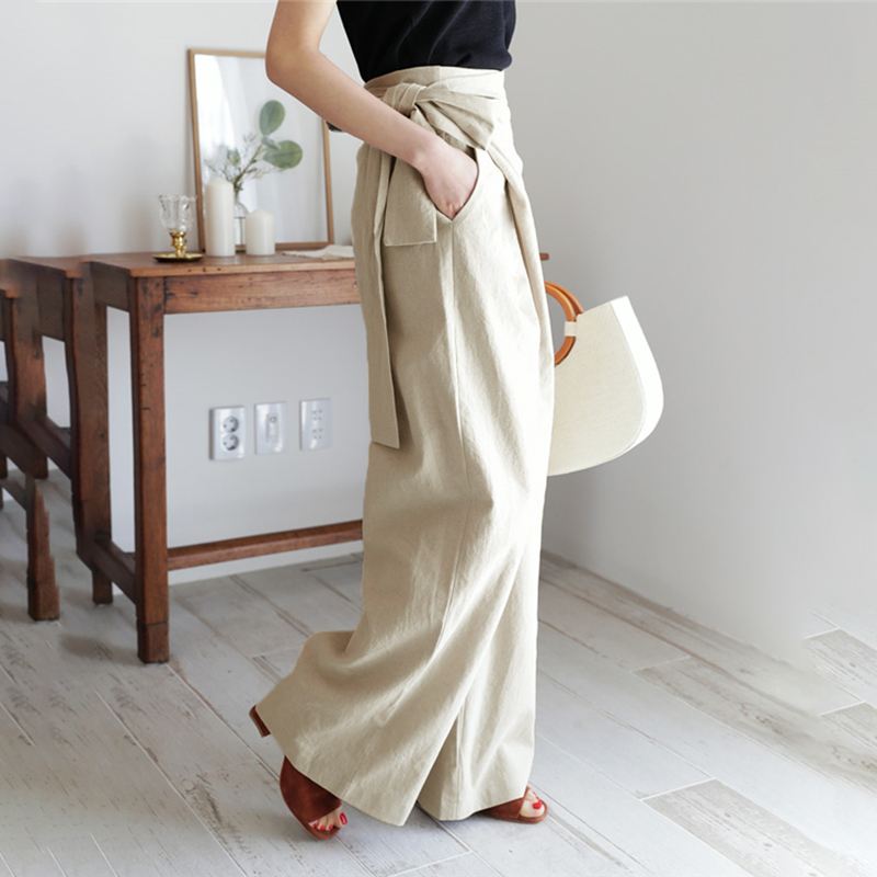 Bali Babe Wrap Linen Pants