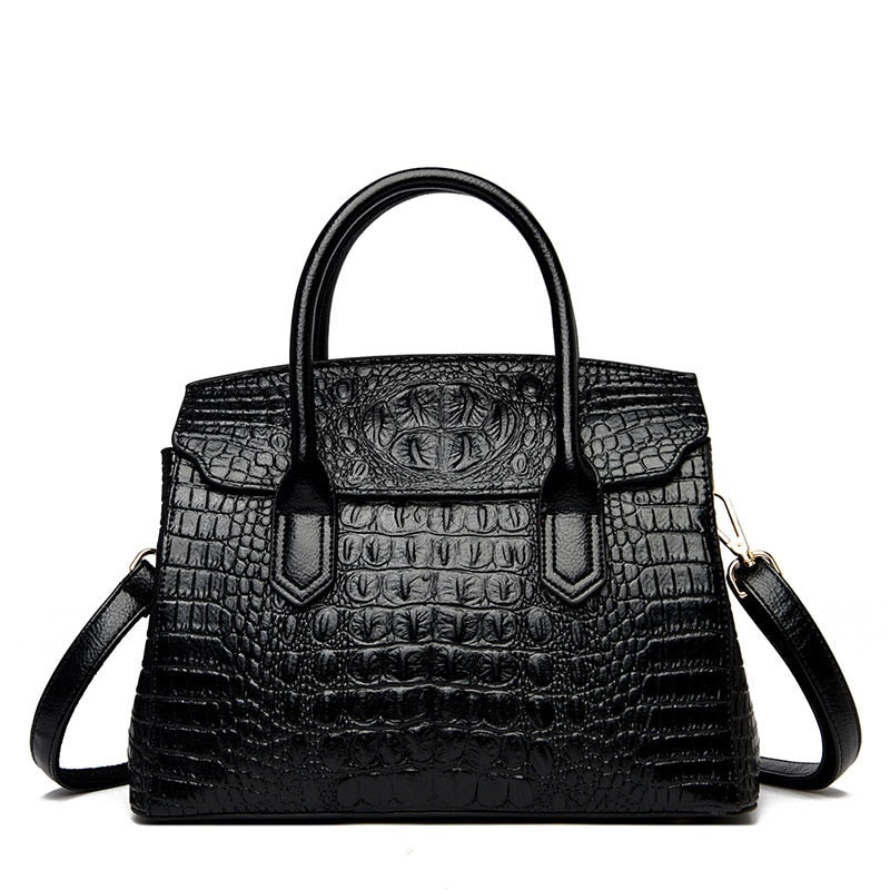 Milan Crocodile Style Shoulder Bag