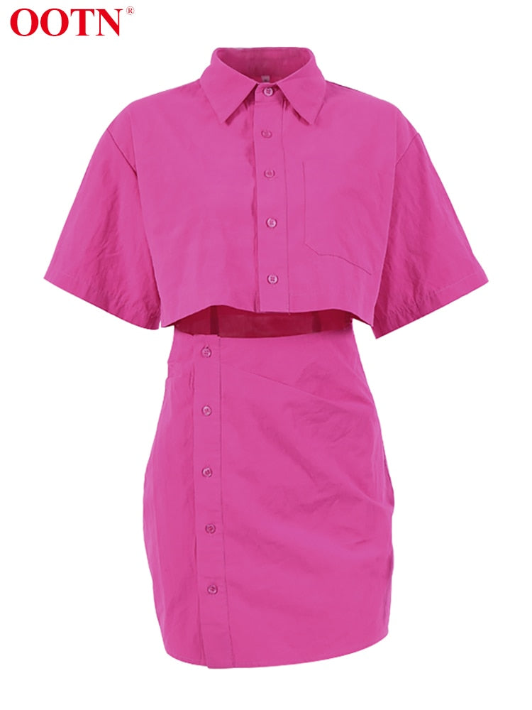 Bora Bora Pink Linen Skirt and Top