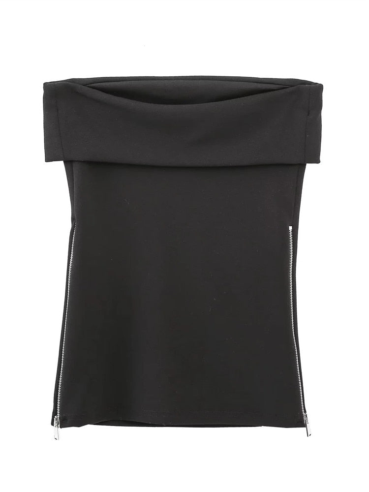 Modern Off Shoulder Corset Sleek Tube Top