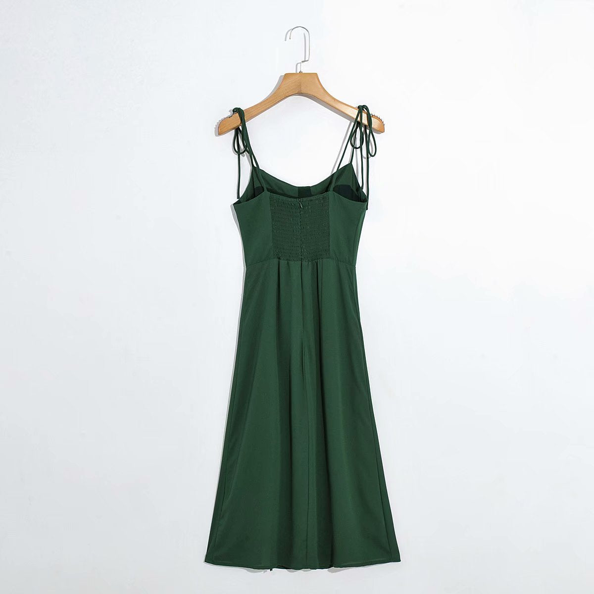 Emerald Chic Slit Dress