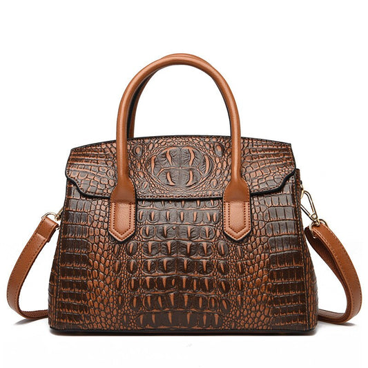 Milan Crocodile Style Shoulder Bag