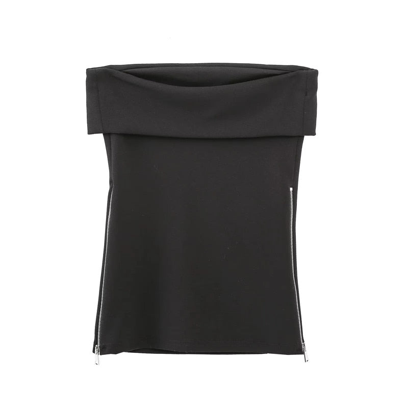 Modern Off Shoulder Corset Sleek Tube Top