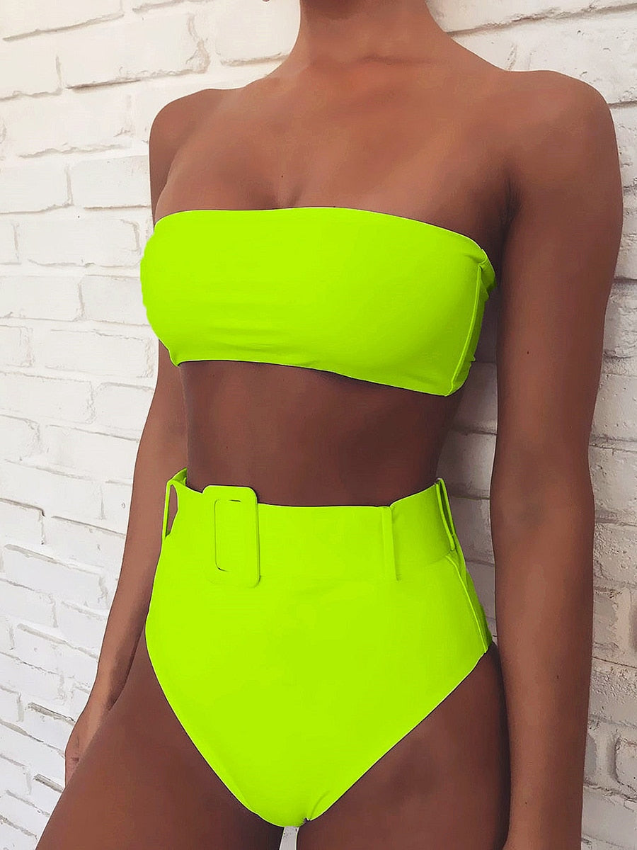 Yacht Party High Waist Bikini