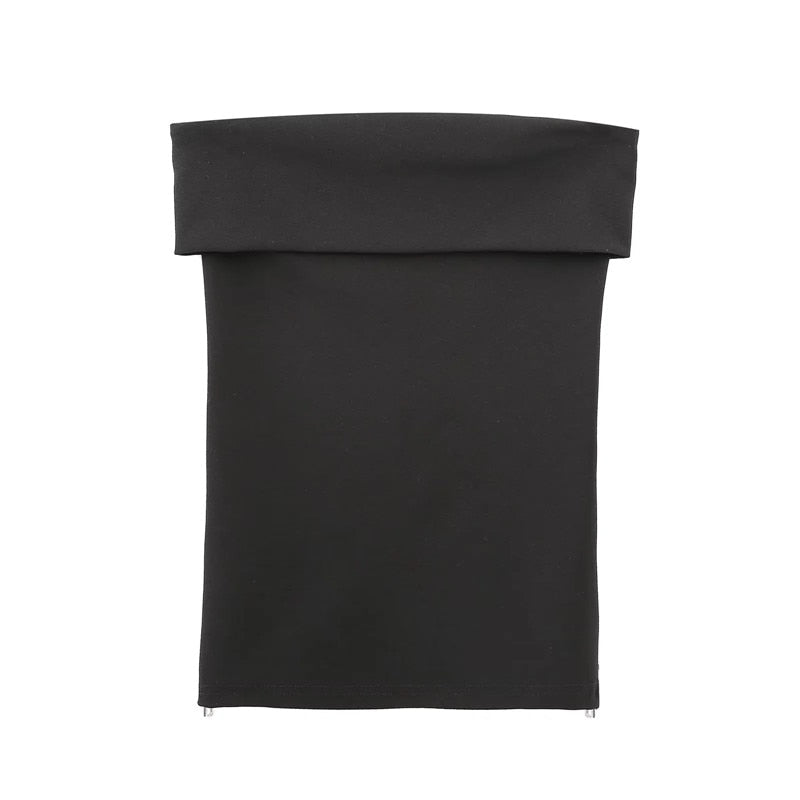 Modern Off Shoulder Corset Sleek Tube Top