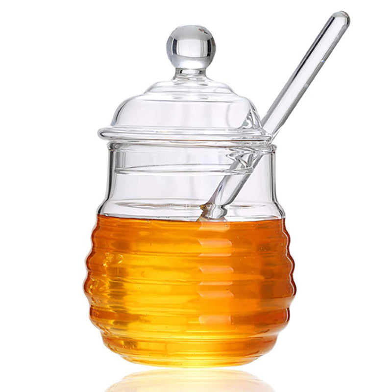 Buzz Worthy Glass Honey Jar