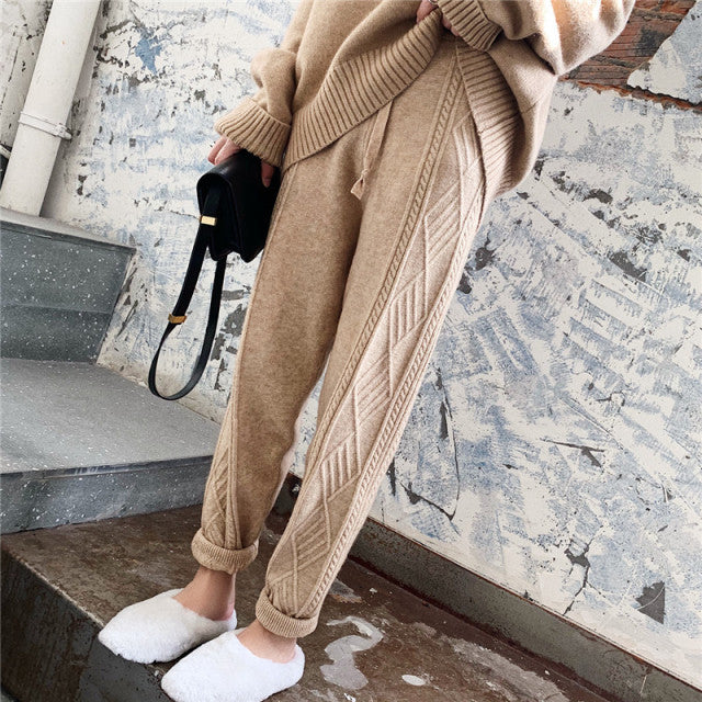 Boulder Drawstring Knit Cozy Pant