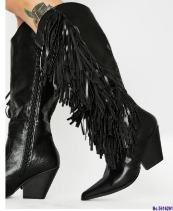 Palo Full Fringe Western Boots