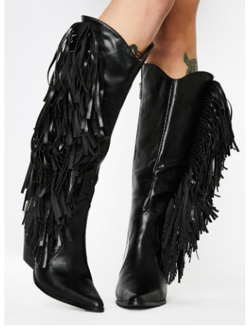 Palo Full Fringe Western Boots