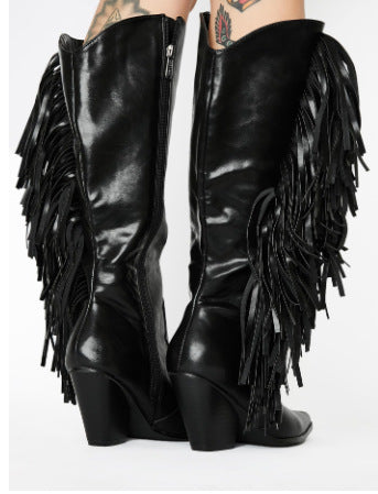 Palo Full Fringe Western Boots