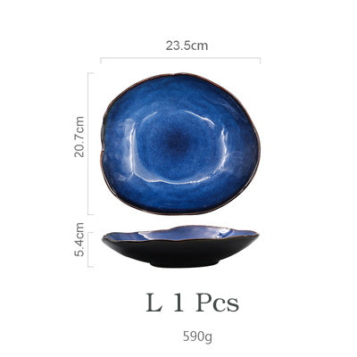 Oceanic Ceramic Food Dish Plate