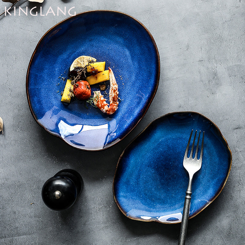 Oceanic Ceramic Food Dish Plate