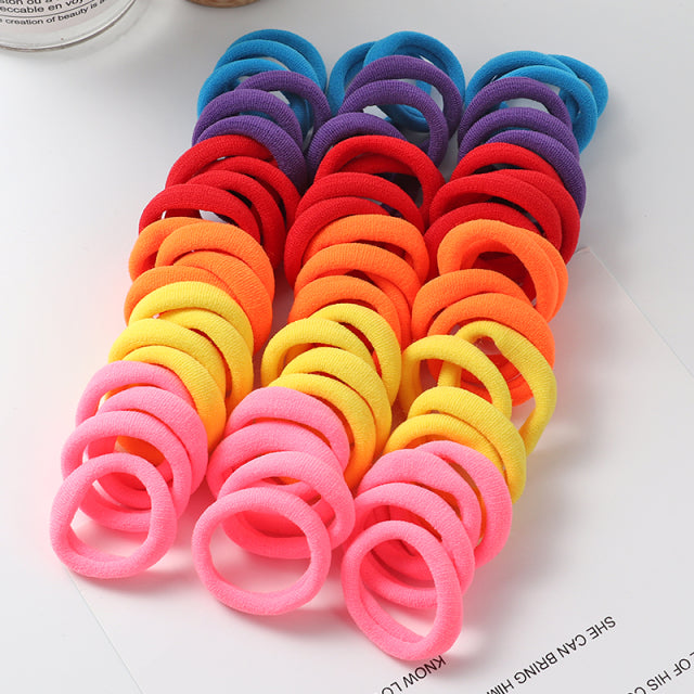 Kona 50pcs Solid Color Big Hair Band