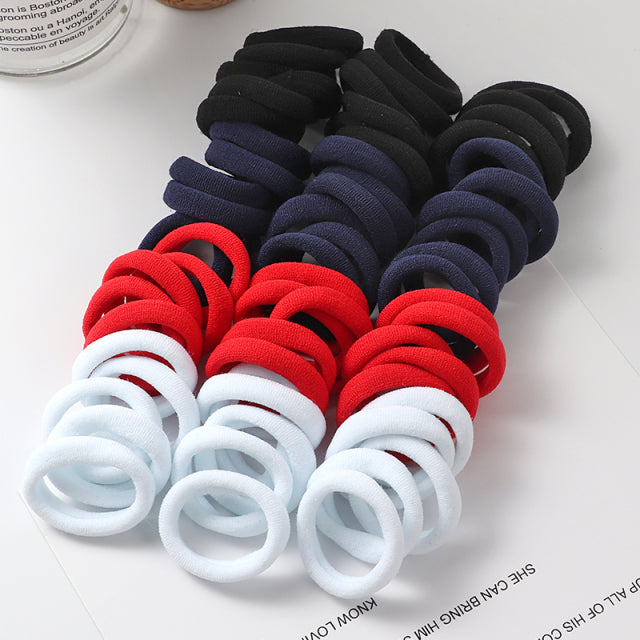 Kona 50pcs Solid Color Big Hair Band