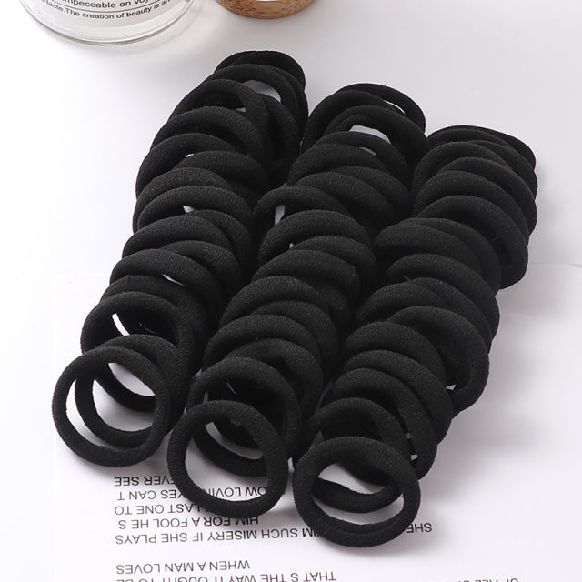 Kona 50pcs Solid Color Big Hair Band