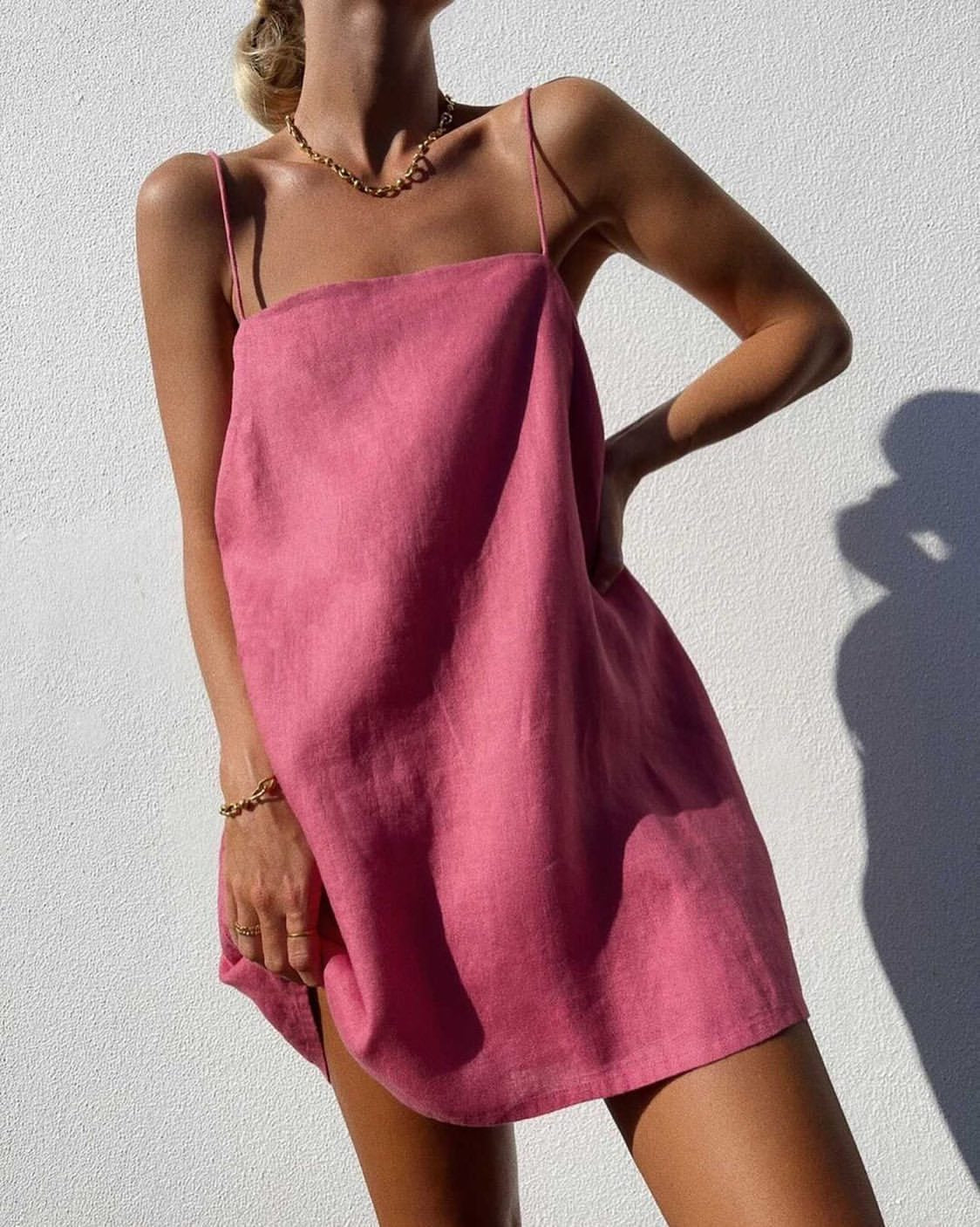 Maldives Spaghetti Strap Mini Sundress