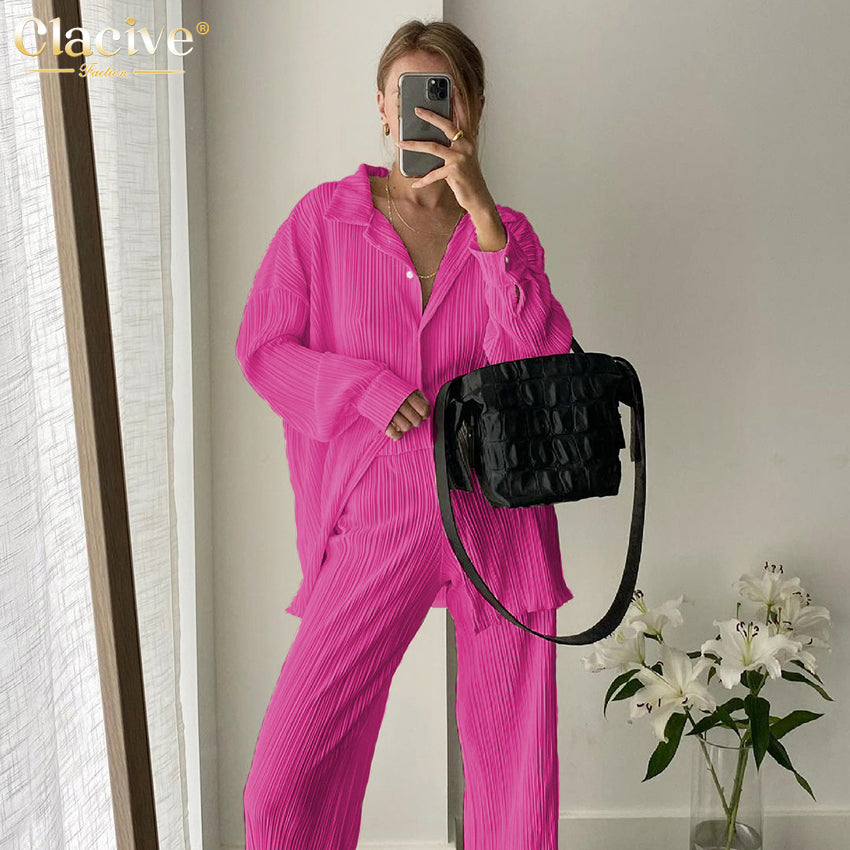 Clacive Causal Loose Home Suit