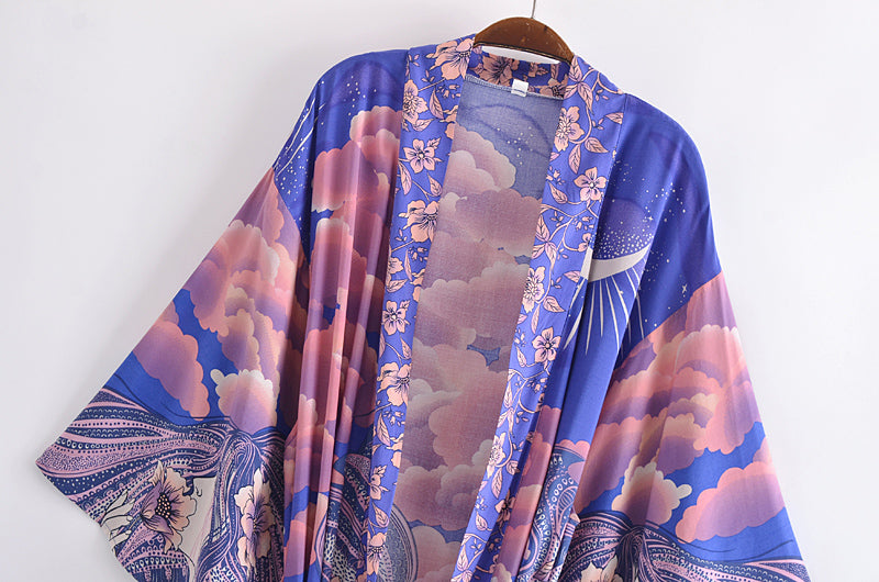 Space Moon Robe Long