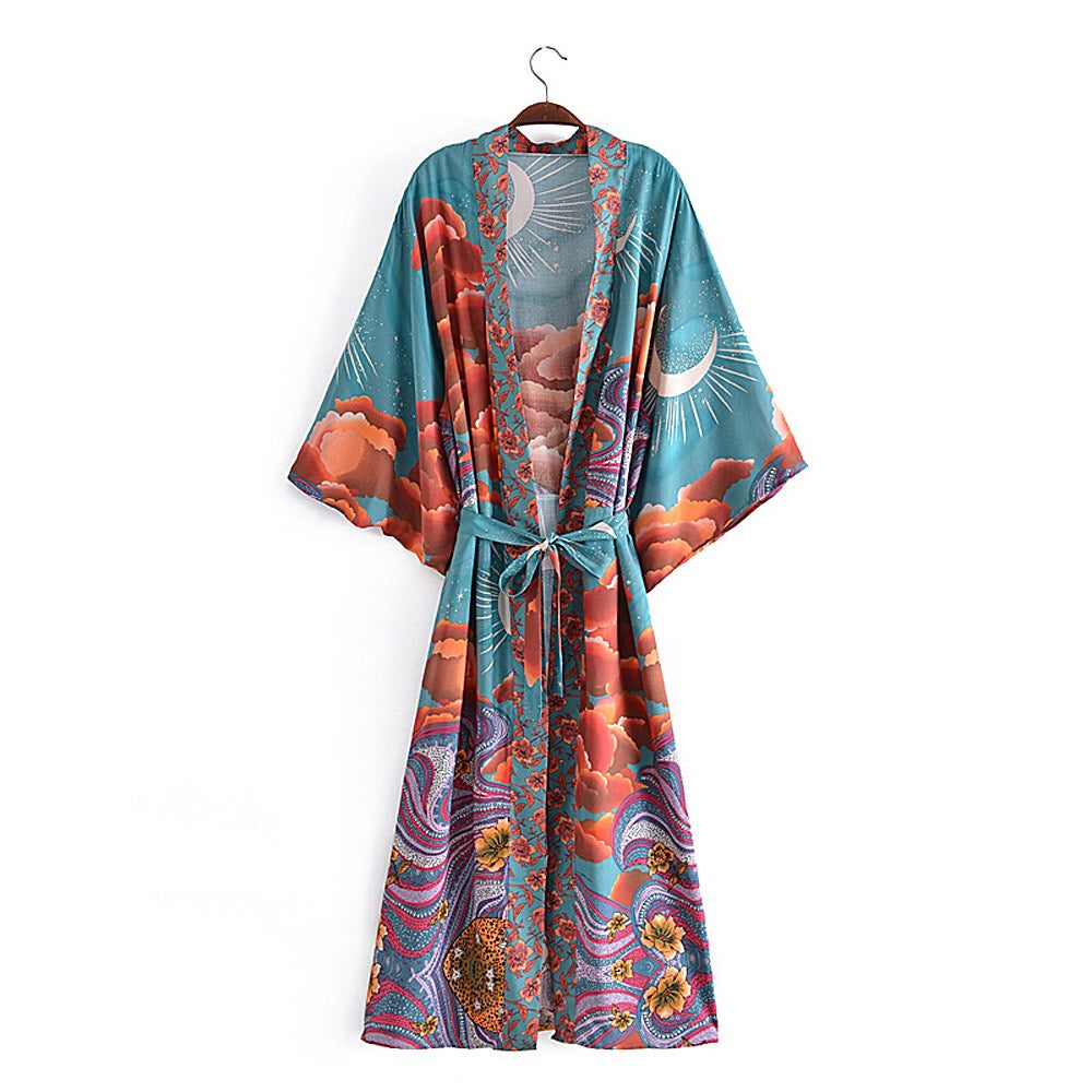 Space Moon Robe Long