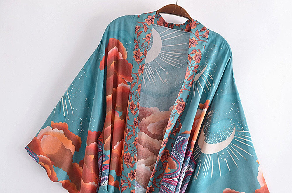 Space Moon Robe Long