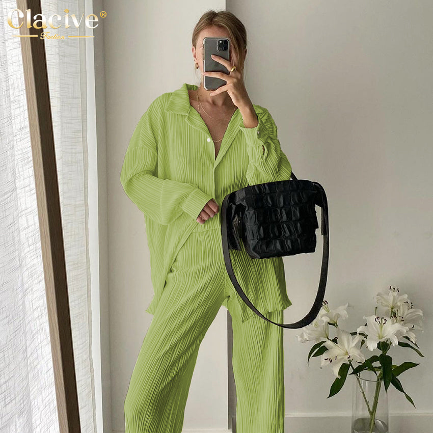 Clacive Causal Loose Home Suit