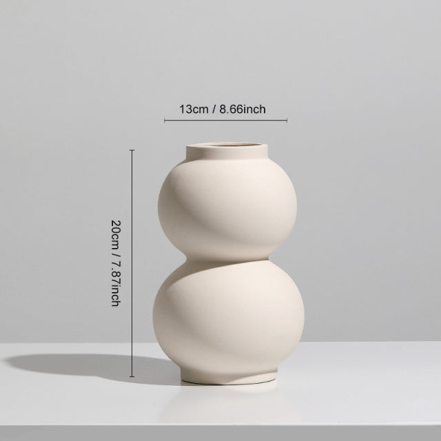 Sandtone Ceramic Decor Vases