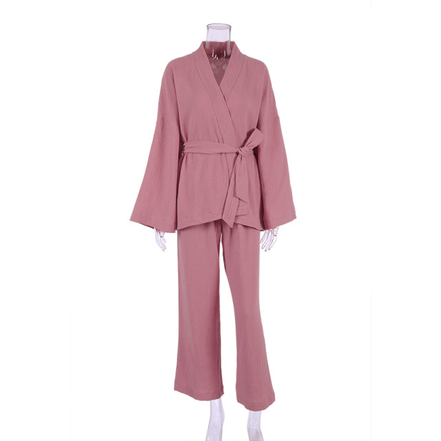 Robe Korean Pajama Sets