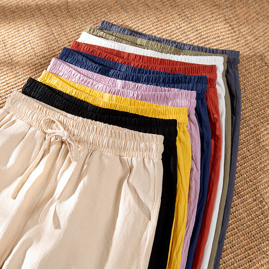 Tanzania Drawstring Linen Pants