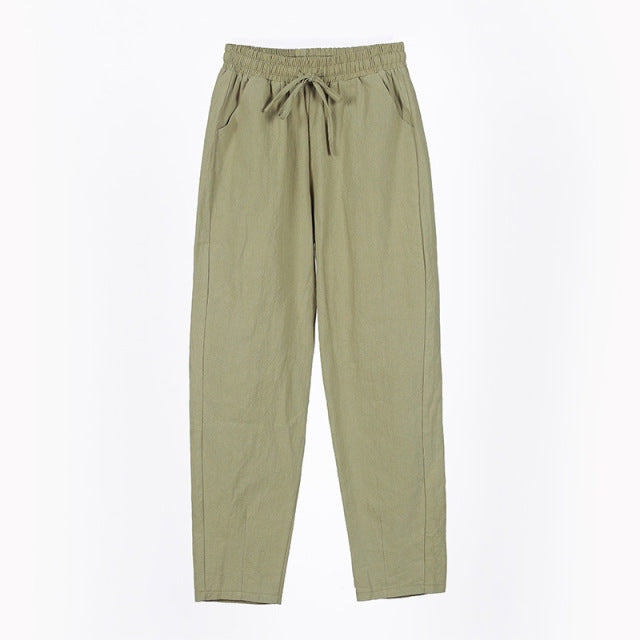 Tanzania Drawstring Linen Pants