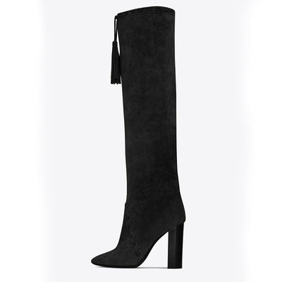 Tahoe Tassel Knee High Boots