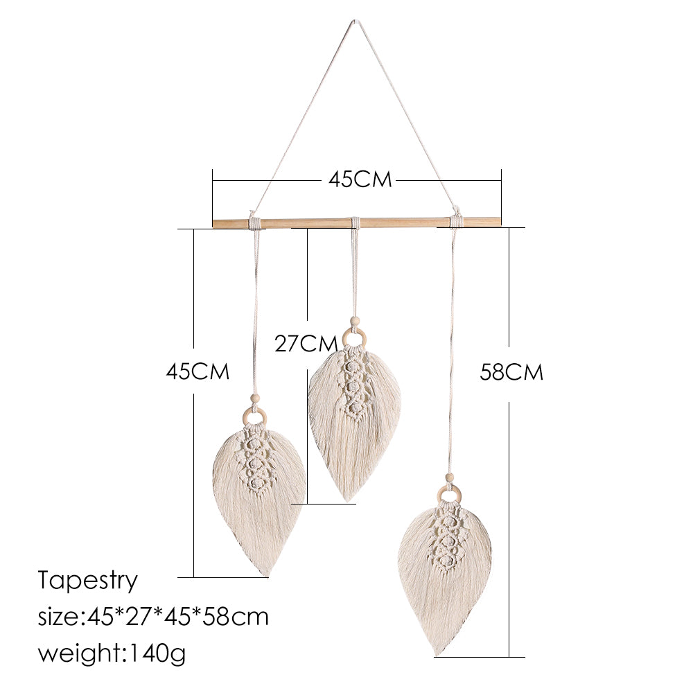 Leaf Macrame Wall Hang Decor