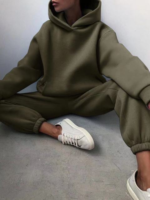 BAO Solid Tracksuit Oversized Suit