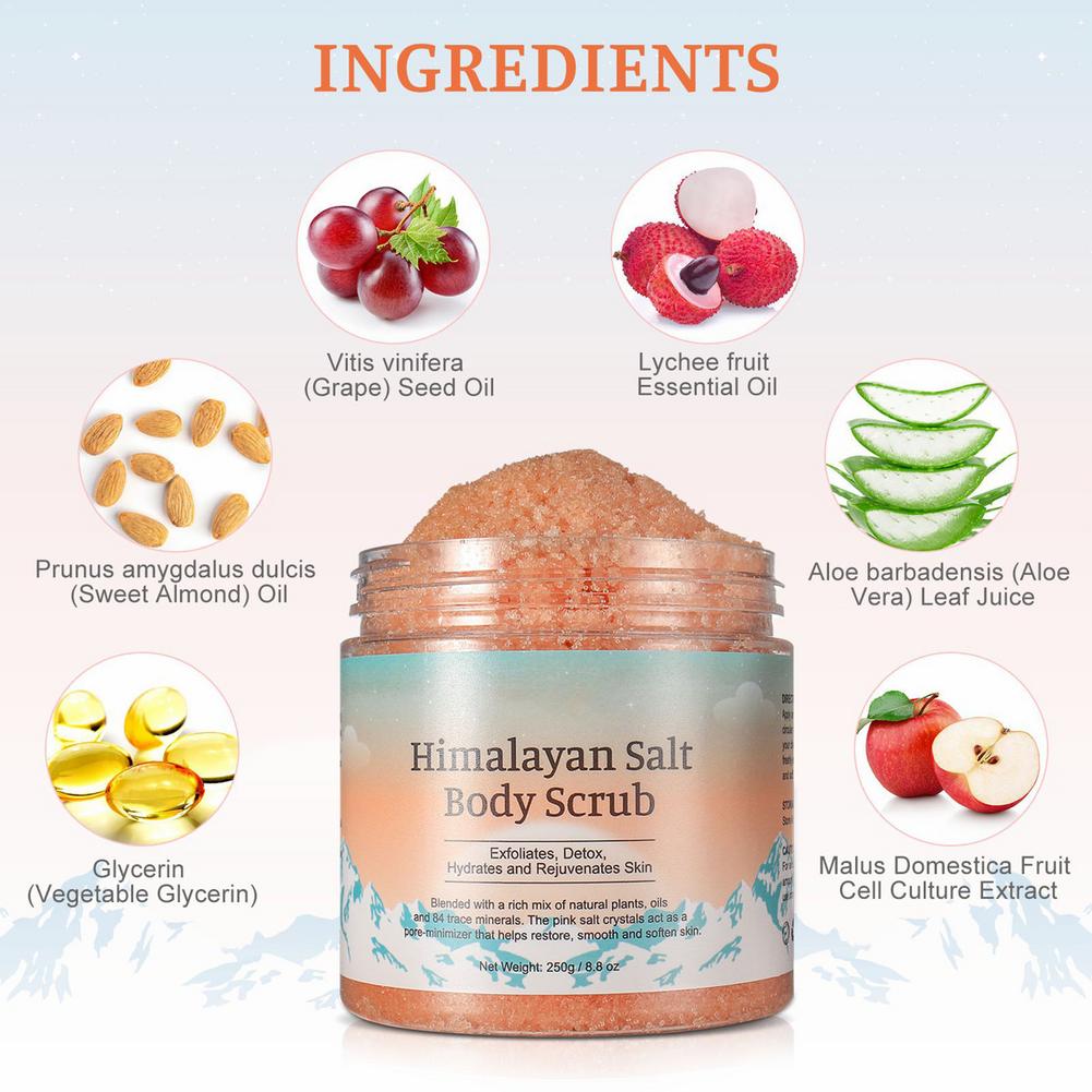 Himalayan Salt Body Scrub Exfoliator