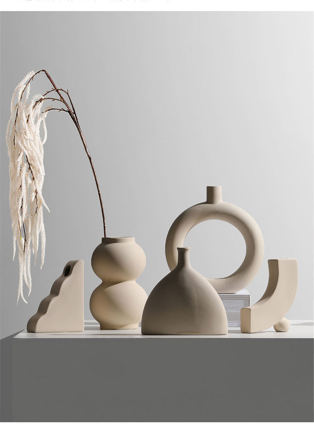 Sandtone Ceramic Decor Vases