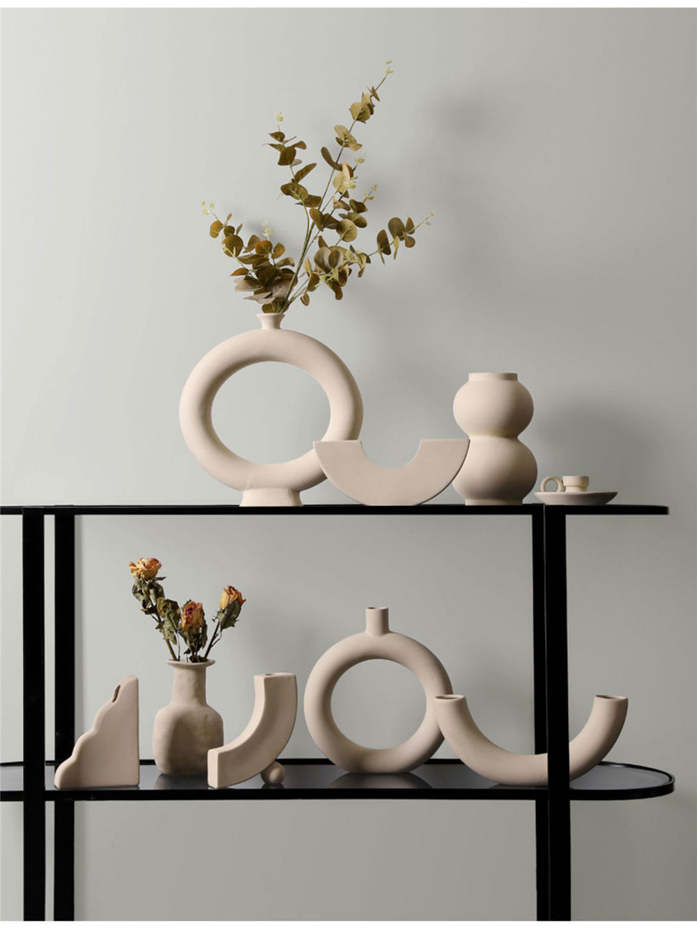 Sandtone Ceramic Decor Vases