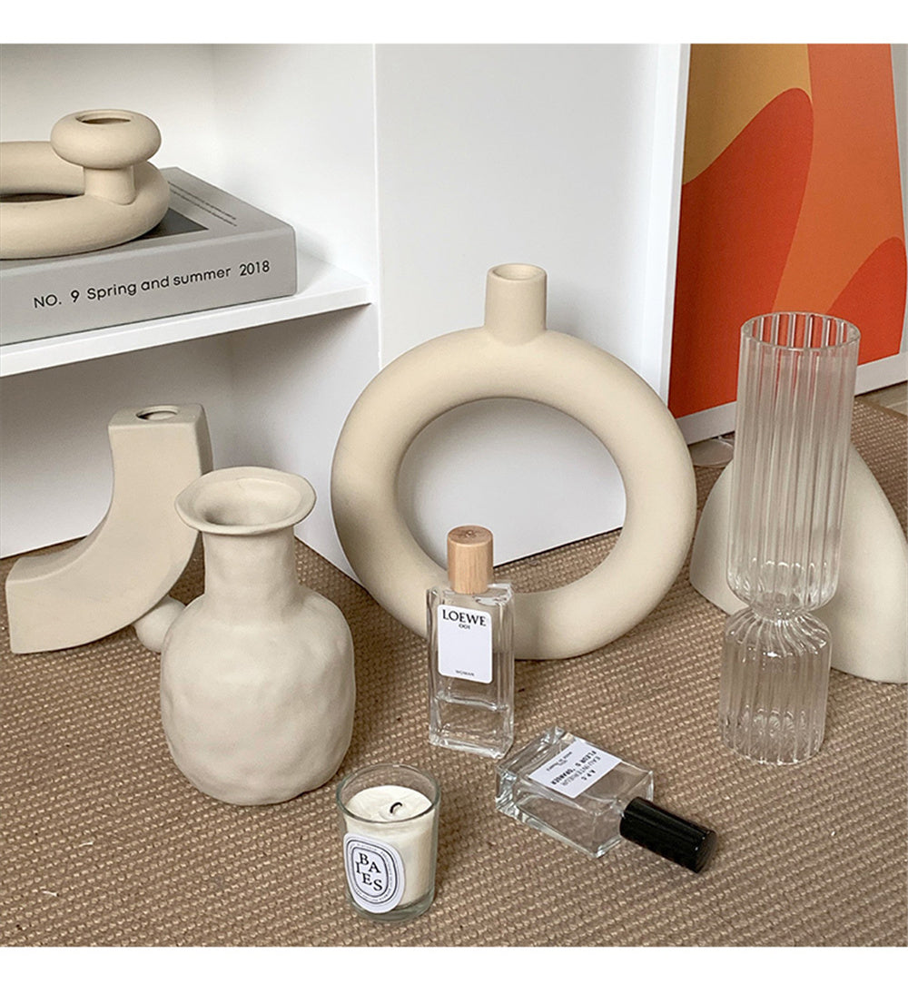 Sandtone Ceramic Decor Vases