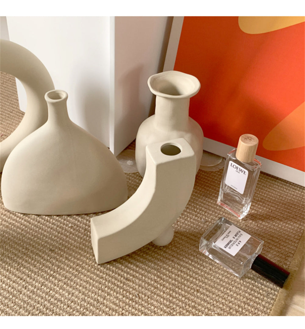 Sandtone Ceramic Decor Vases