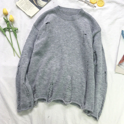 Beloved Ripped Oversized Jumper Sweater