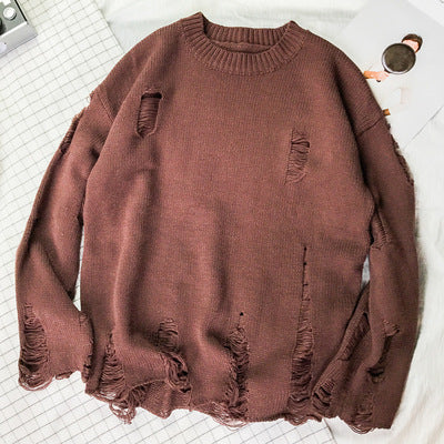 Beloved Ripped Oversized Jumper Sweater