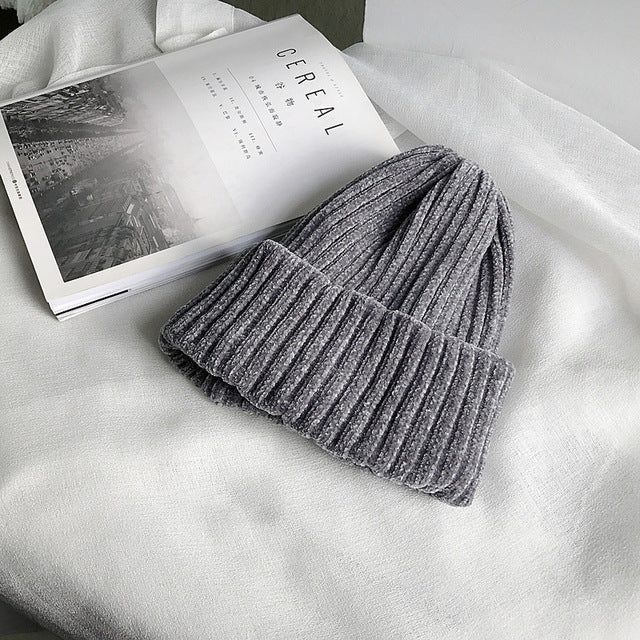 Chenill Soft Comfortable Beanies Cap