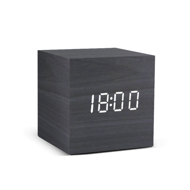 Modern Voice Controlled Box USB/AAA LED Clock