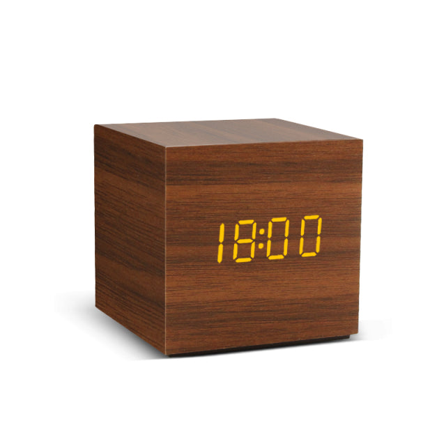 Modern Voice Controlled Box USB/AAA LED Clock