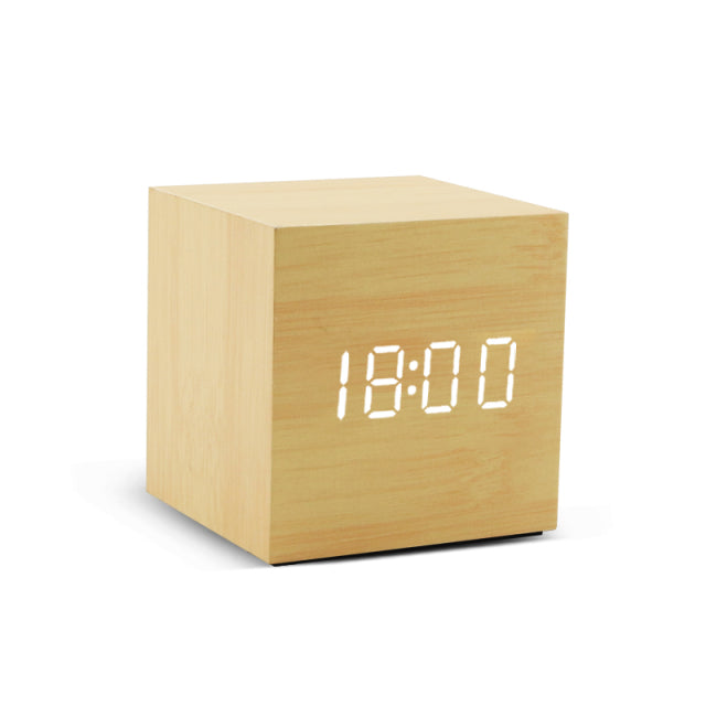 Modern Voice Controlled Box USB/AAA LED Clock