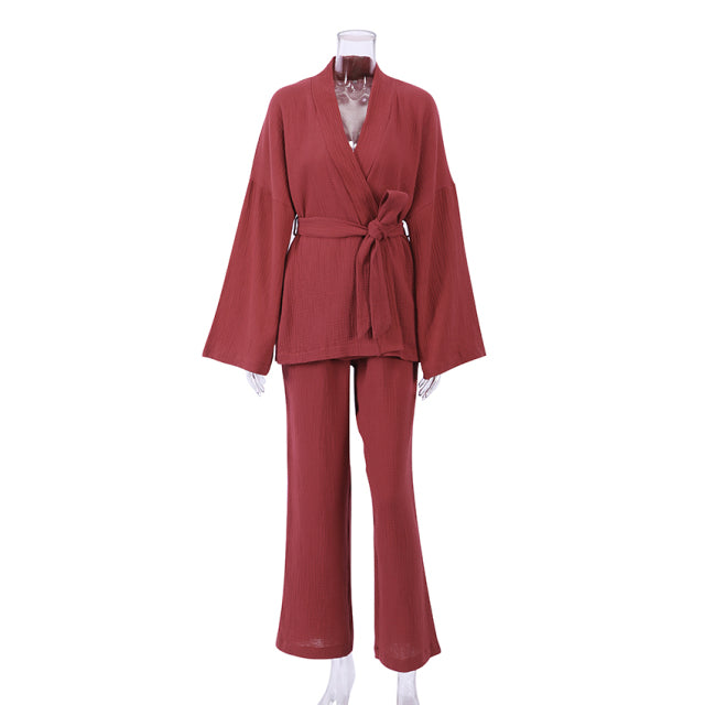 Robe Korean Pajama Sets