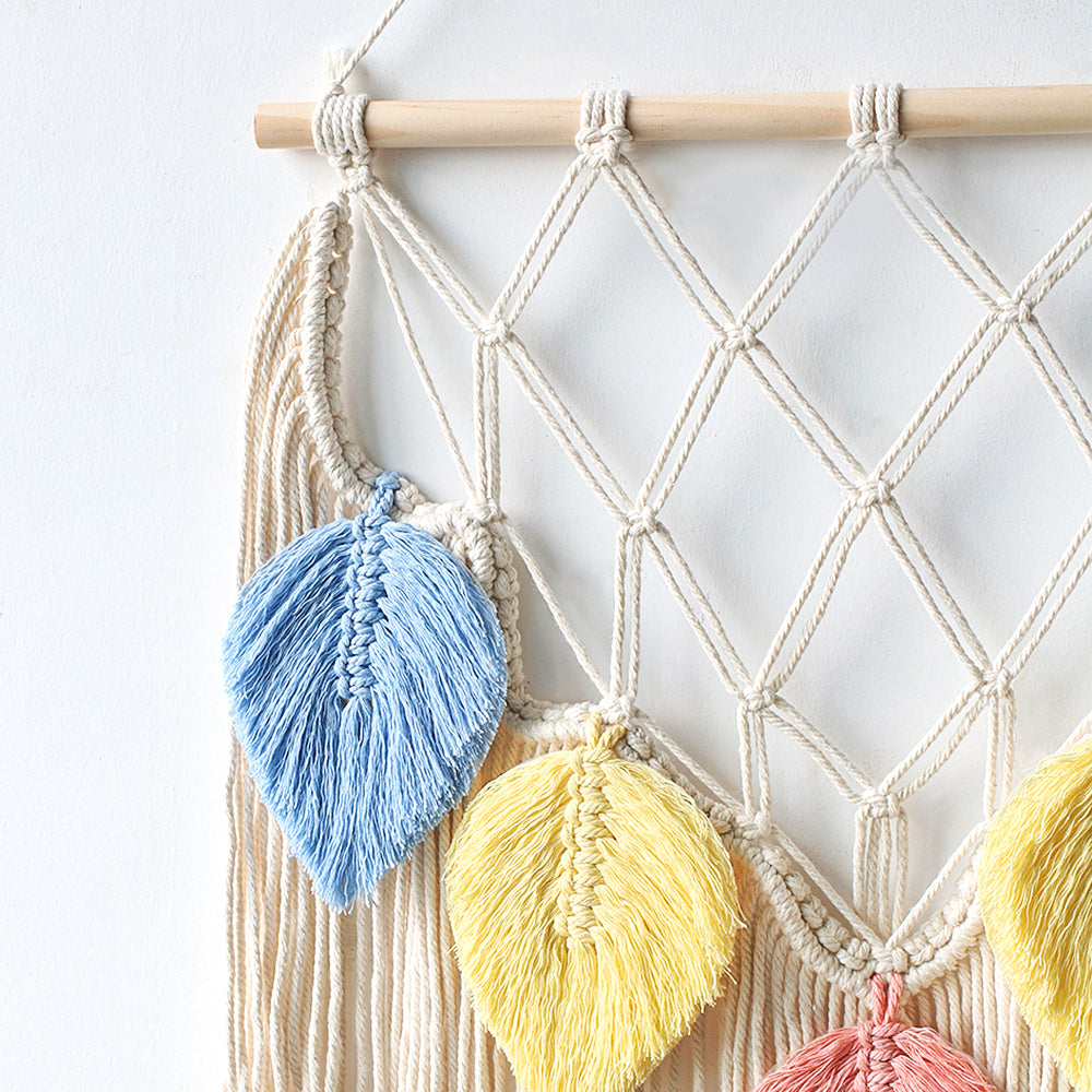 Leaf Macrame Wall Hang Decor