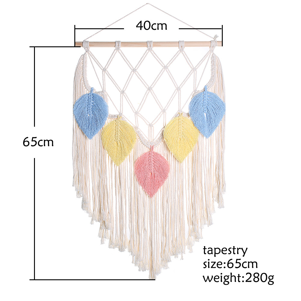 Leaf Macrame Wall Hang Decor