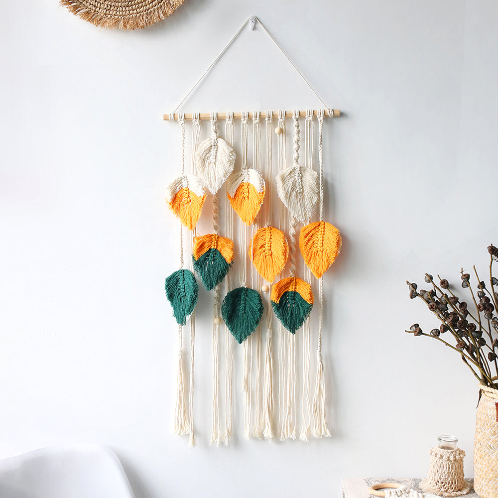 Leaf Macrame Wall Hang Decor